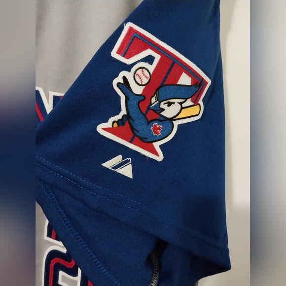 Majestic Authentic Toronto Blue Jays Carlos Delgado Away Jersey Size 58 - Picture 7 of 9